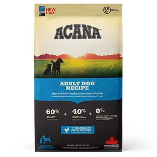 Acana Adult Dog Recipe – Сухий корм для дорослих собак всіх порід; 11,4 кг