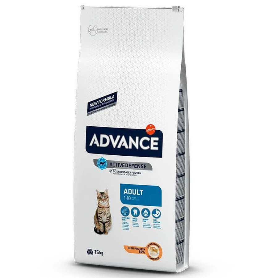 Advance (Едванс) Cat Adult Chicken and Rice - Сухий корм з куркою та рисом для котів; 15 кг: ціни та характеристики