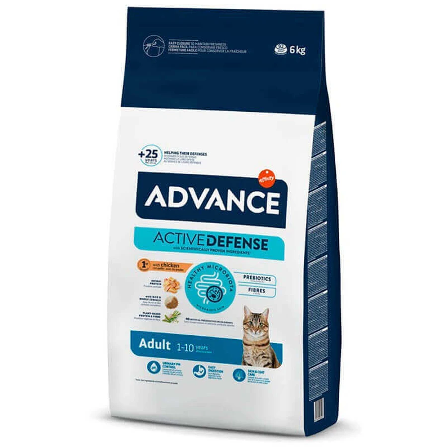 Advance (Едванс) Cat Adult Chicken and Rice - Сухий корм з куркою та рисом для котів; 6 кг: ціни та характеристики