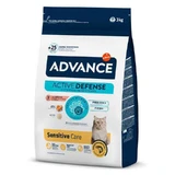 Advance (Эдванс) Cat Sensitive Salmon and Rice - Сухой корм с лососем и рисом для котов с чувствительным пищеварением; 3 кг