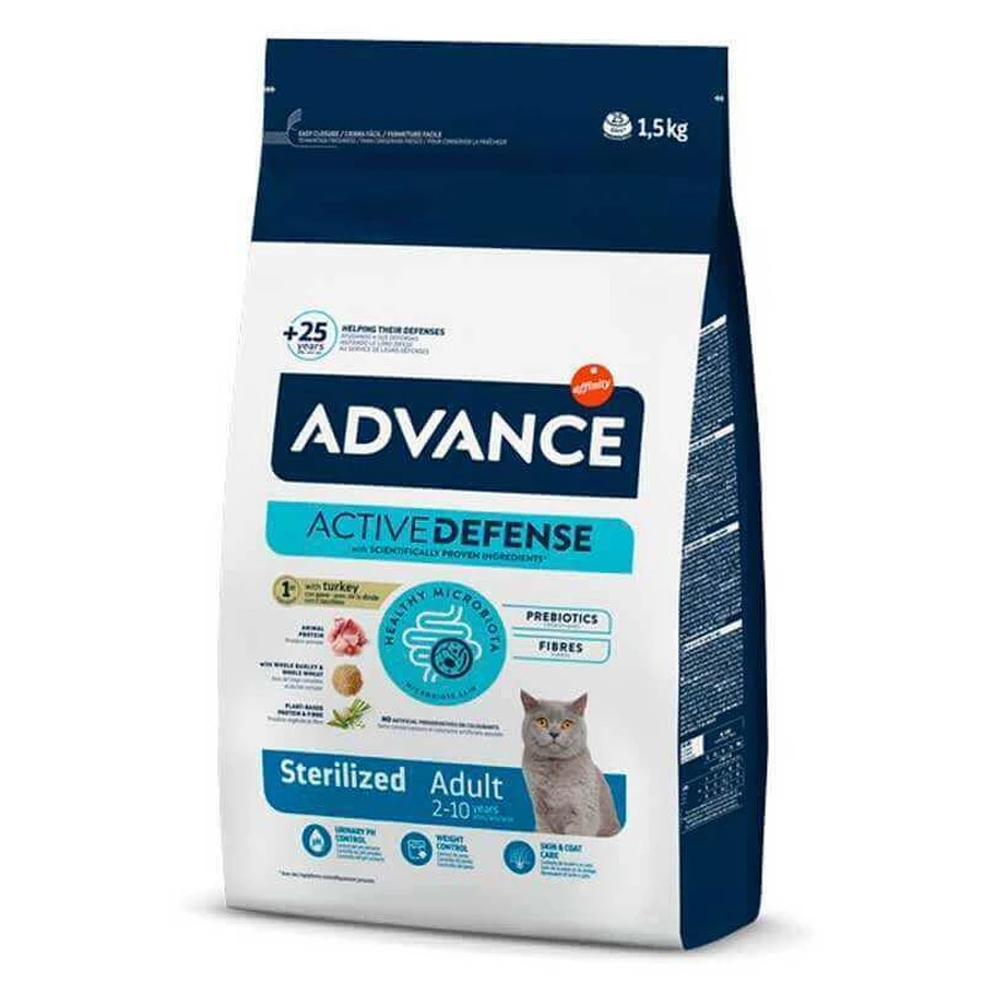 Advance (Едванс) Cat Sterilized Adult Turkey - Сухий корм з індичкою для стерилізованих кішок; 1,5 кг: ціни та характеристики