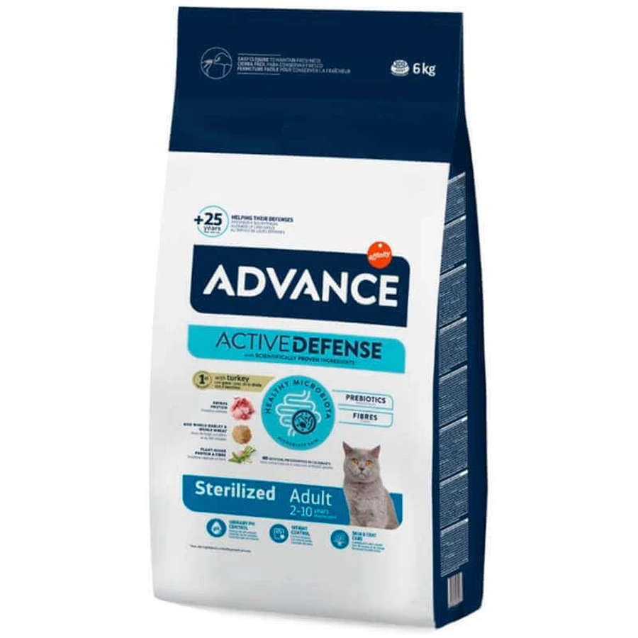 Advance (Едванс) Cat Sterilized Adult Turkey - Сухий корм з індичкою для стерилізованих кішок; 6 кг: ціни та характеристики
