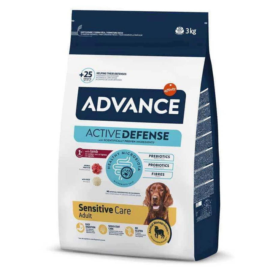 Advance (Едванс) Dog Sensitive Lamb - Корм з ягням для дорослих собак з чутливим травленням; 3 кг: ціни та характеристики