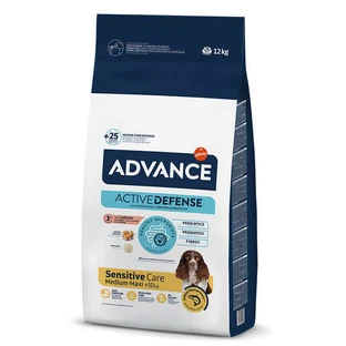 Advance (Эдванс) Dog Sensitive Medium/Maxi Salmon - Сухой корм с лососем для собак с чувствительным пищеварением; 12 кг