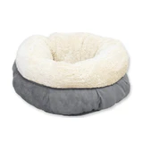 AFP (ЭйЭфПи) Lambswool Donut Bed - Лежак-пончик из овечьей шерсти для собак и котов; 45х45х25 см (Серый)