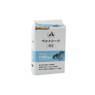 All-Absorb (Ол-Абсорб) Training Pads Basic Japanese style - Пелюшки тренувальні для цуценят і собак дрібних порід (60x45 см); 60х45 см / 100 шт.
