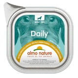 Almo Nature (Альмо Натюр) Daily Adult Dog Chicken, Ham Cheese - Консервований корм з куркою, шинкою та сиром для дорослих собак; 100 г