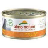 Almo Nature (Альмо Натюр) HFC Jelly Adult Cat Chicken - Консервований корм з куркою для дорослих котів (шматочки в желе); 70 г
