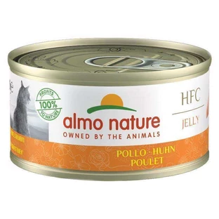 Almo Nature (Альмо Натюр) HFC Jelly Adult Cat Chicken - Консервований корм з куркою для дорослих котів (шматочки в желе); 70 г