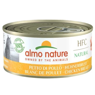 Almo Nature (Альмо Натюр) HFC Natural Adult Cat Chicken Breast - Консервированный корм с куриной грудкой для взрослых кошек (кусочки в желе); 150 г