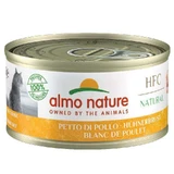 Almo Nature (Альмо Натюр) HFC Natural Adult Cat Chicken Breast - Консервированный корм с куриной грудкой для взрослых кошек (кусочки в желе); 70 г