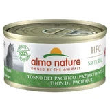 Almo Nature (Альмо Натюр) HFC Natural Adult Cat Pacific Ocean Tuna - Консервированный корм с тихоокеанском тунцом для взрослых кошек; 70 г