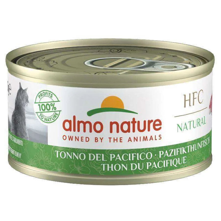 Almo Nature (Альмо Натюр) HFC Natural Adult Cat Pacific Ocean Tuna - Консервированный корм с тихоокеанском тунцом для взрослых кошек; 70 г: цены и характеристики