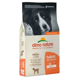 Almo Nature (Альмо Натюр) Holistic Dog Fresh Lamb - Сухий корм з ягням для собак середніх порід; 12 кг