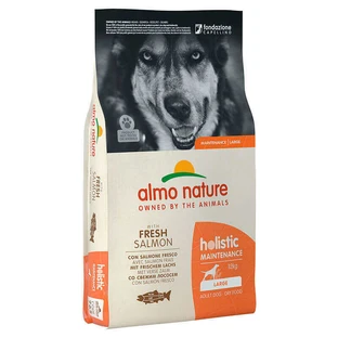Almo Nature (Альмо Натюр) Holistic Dog Fresh Salmon - Сухий корм з лососем для собак великих порід; 12 кг