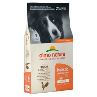 Almo Nature (Альмо Натюр) Holistic Dog Fresh Chicken - Сухий корм з куркою для собак середніх порід; 12 кг