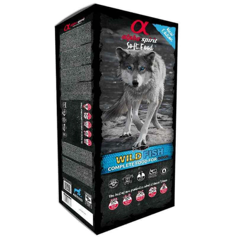 Alpha Spirit (Альфа Спіріт) WildFish - Напіввологий корм з рибою для собак; 9 кг: ціни та характеристики