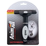 AnimAll (ЭнимАлл) Groom - Дешеддер для вычесывания котов и собак; L (Серый)