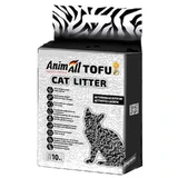 AnimAll (ЭнимАлл) Tofu - Наполнитель соевый для кошачьего туалета; 10 л (Activated Carbon)