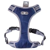 AnimAll Dog Harness - Шлея нейлонова для собак (синя); M / 38-64 см (Темно-синій)