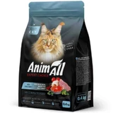 AnimAll Expert Choice - Сухой корм с лососем, белой рыбой и свежей индейкой для котов; 400 г