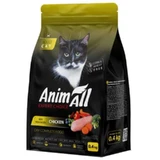 AnimAll Expert Choice - Сухой корм со свежей курицей для котов; 400 г