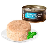 AnimAll (ЭнимАлл) - Влажный корм с тунцом и курицей для взрослых котов; 85 г Sale!