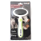 AnimAll (ЭнимАл) Groom – Пуходёрка для ухода за шерстью и подшерстком у котов и собак; M (Зеленый)