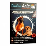 AnimAll VetLine (ЭнимАлл ВетЛайн) Ошейник ВетЛайн противопаразитарный (люминисцентный) для собак; 70 см (Прозрачный)