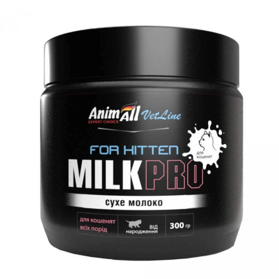 AnimAll VetLine (ЕнімАлл Ветлайн) Milk Pro For Kitten - Сухе молоко для кошенят; 300 г: ціни та характеристики