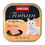 Animonda (Анімонда) Vom Feinsten Adult Turkey + Salmon - Вологий корм з індичкою та лососем для котів (шматочки в соусі); 100 г