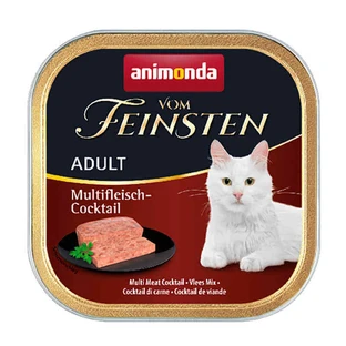 Animonda (Анімонда) Vom Feinsten Adult Multifleisch-Coctail - Консервований корм у вигляді паштету з м'ясним мультикоктейлем для дорослих котів; 100 г