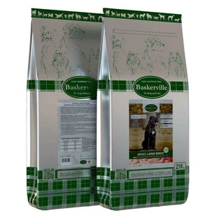 Baskerville (Баскервиль) Adult Large Breed - Сухой корм с мясом домашней птицы для взрослых собак крупных пород; 20 кг