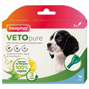 Beaphar (Беафар) Bio Spot On Puppy - Натуральні протипаразитарні краплі для цуценят; 3х1 мл
