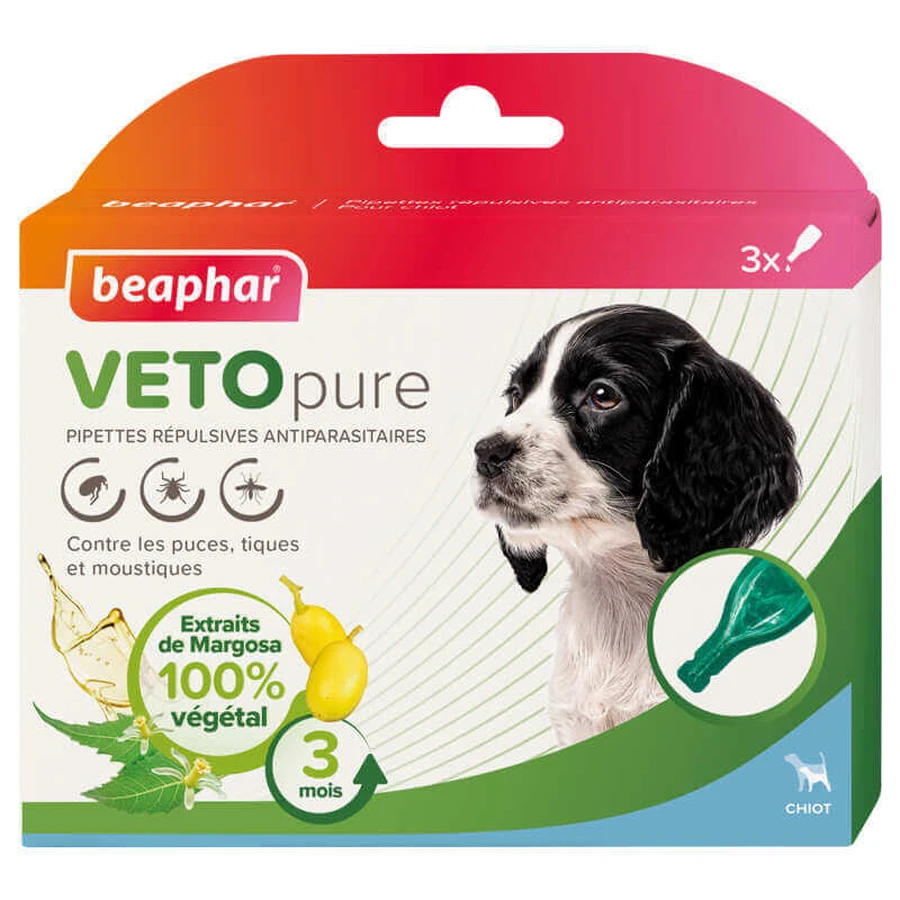 Beaphar (Беафар) Bio Spot On Puppy - Натуральні протипаразитарні краплі для цуценят; 3х1 мл: ціни та характеристики