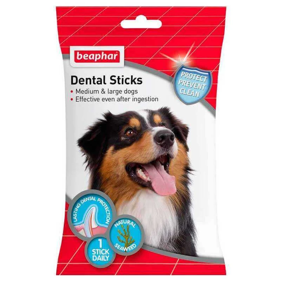 Beaphar (Беафар) Dental Sticks - Жевательные палочки для средних и больших пород собак; 182 г: цены и характеристики