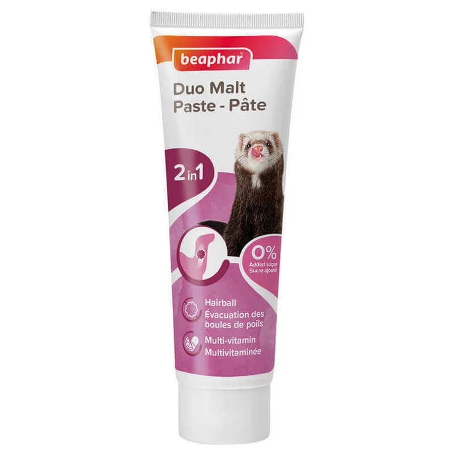 Beaphar (Беафар) Duo Malt Paste for Ferrets – Двойная мальт-паста для хорьков; 100 г: цены и характеристики
