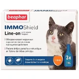 Beaphar (Беафар) IMMO Shield - Противопаразитарные капли для котов с диметиконом; 3х1 мл Sale!