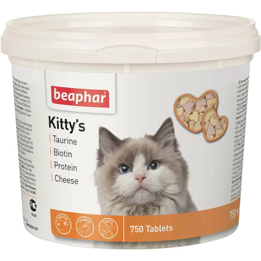 Beaphar (Беафар) Kittys Mix - Таблетки асорті для котів; 750 шт./уп.: ціни та характеристики