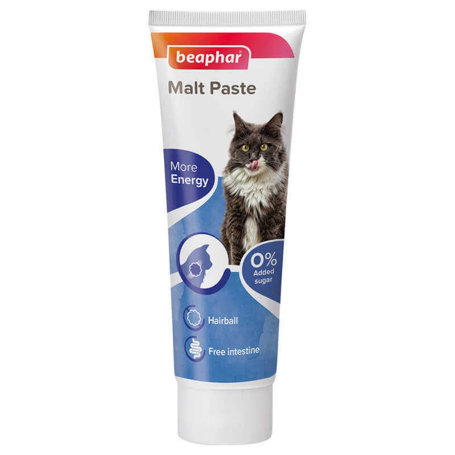 Beaphar (Беафар) Malt Paste - Мальт пста для виведення шерсті зі шлунку котів та кошенят; 100 г: ціни та характеристики