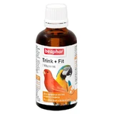 Beaphar (Беафар) Trink + Fit Birds - Витамины для здоровья костей и яркой окраски перьев птиц; 50 мл