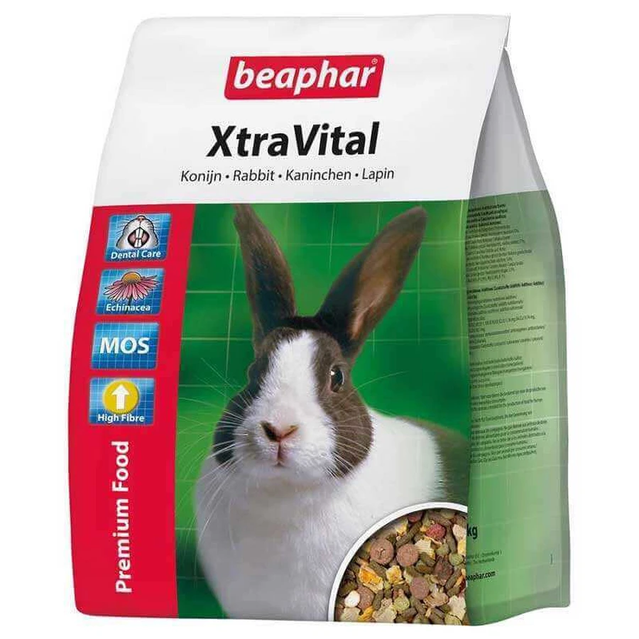Beaphar (Беафар) Xtra Vital Rabbit - Повнораціонний корм преміум-класу для кроликів; 2,5 кг: ціни та характеристики