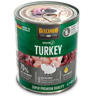 Belcando Baseline Turkey - Консервированный корм с индейкой для взрослых собак; 800 г