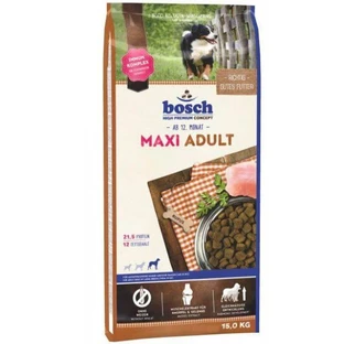 Bosch (Бош) Adult Maxi - Сухой корм с мясом домашней птицы для взрослых собак весом от 25 кг; 15 кг
