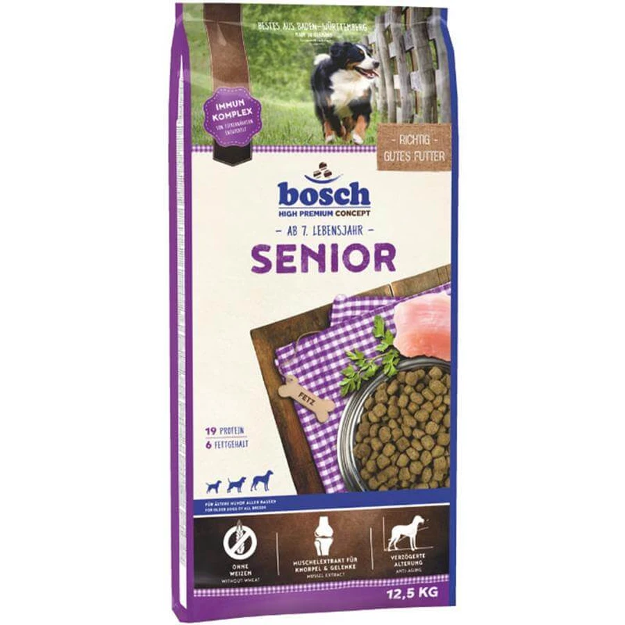 Bosch (Бош) Senior - Сухой корм с мясом птицы для пожилых собак; 12,5 кг: цены и характеристики