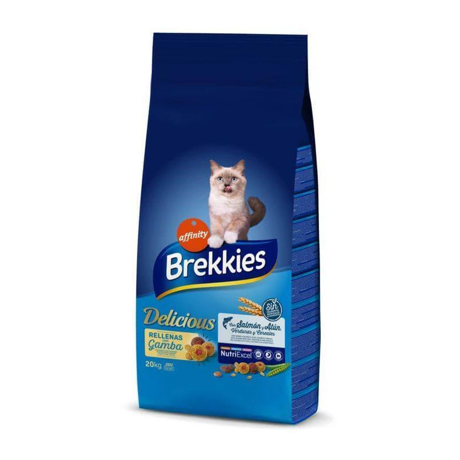 Brekkies (Брекіс) Cat Delice Fish - Сухий корм з рибою для котів; 20 кг: ціни та характеристики