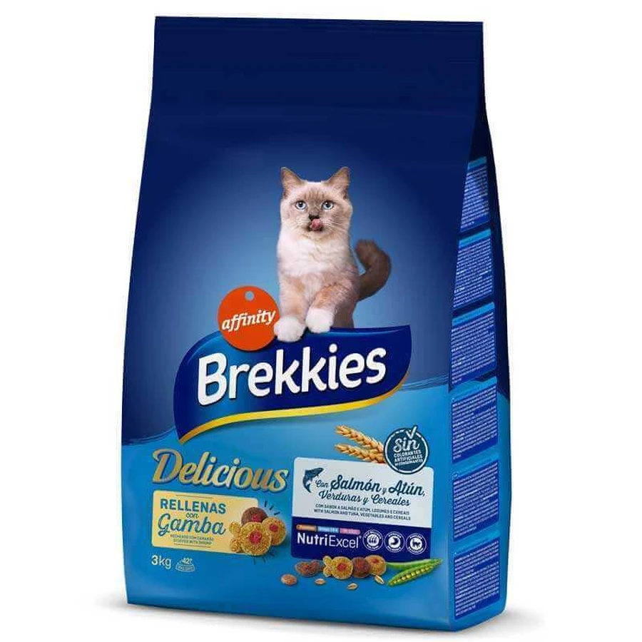 Brekkies (Брекіс) Cat Delice Fish - Сухий корм з рибою для котів; 3 кг: ціни та характеристики