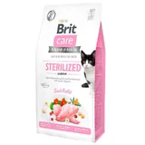 Brit Care Cat Grain-Free Sterilized Sensitive - Сухой беззерновой корм с кроликом для взрослых стерилизованных кошек с чувствительной пищеварительной системой; 7 кг