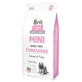 Brit Care Mini Grain Free Yorkshire - Сухой беззерновой корм с лососем и тунцом для собак породы йоркширский терьер; 7 кг