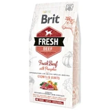Brit (Брит) Fresh Beef Pumpkin Puppy Large - Сухой корм с говядиной и тыквой для щенков крупных пород; 12 кг